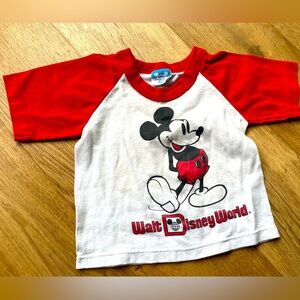 90’s vintage mickey mouse baseball tee